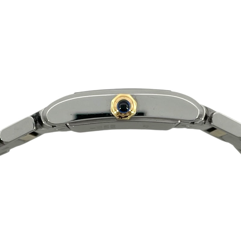 カルティエ Cartier タンク フランセーズ MM W51012Q4 ホワイト K18/SS クオーツ レディース 腕時計