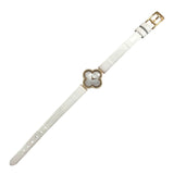 ヴァンクリーフ＆アーペル Van Cleef & Arpels スウィートアルハンブラ ホワイトシェル VCAR08SF00 ホワイト K18PG/革ベルト クオーツ レディース 腕時計