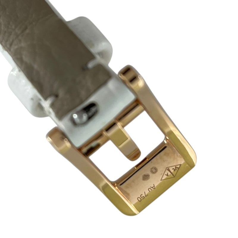 ヴァンクリーフ＆アーペル Van Cleef & Arpels スウィートアルハンブラ ホワイトシェル VCAR08SF00 ホワイト K18PG/革ベルト クオーツ レディース 腕時計