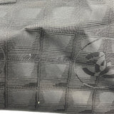 シャネル CHANEL ニュートラベルライントートバッグPM A20457　11番台 ブラック×ゴールド金具 ナイロンジャガード レディース トートバッグ