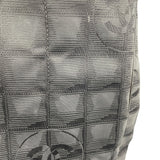 シャネル CHANEL ニュートラベルライントートバッグPM A20457　11番台 ブラック×ゴールド金具 ナイロンジャガード レディース トートバッグ