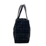 シャネル CHANEL ニュートラベルライントートバッグPM A20457　11番台 ブラック×ゴールド金具 ナイロンジャガード レディース トートバッグ