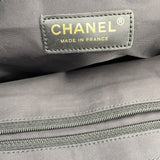 シャネル CHANEL ニュートラベルライントートバッグPM A20457　11番台 ブラック×ゴールド金具 ナイロンジャガード レディース トートバッグ