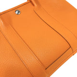 エルメス HERMES ガーデンパーティーTPM X刻印 (2016年製) オレンジ　シルバー金具 ネゴンダ レディース ハンドバッグ