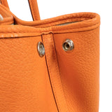 エルメス HERMES ガーデンパーティーTPM X刻印 (2016年製) オレンジ　シルバー金具 ネゴンダ レディース ハンドバッグ