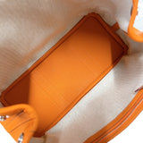 エルメス HERMES ガーデンパーティーTPM X刻印 (2016年製) オレンジ　シルバー金具 ネゴンダ レディース ハンドバッグ