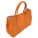エルメス HERMES ガーデンパーティーTPM X刻印 (2016年製) オレンジ　シルバー金具 ネゴンダ レディース ハンドバッグ