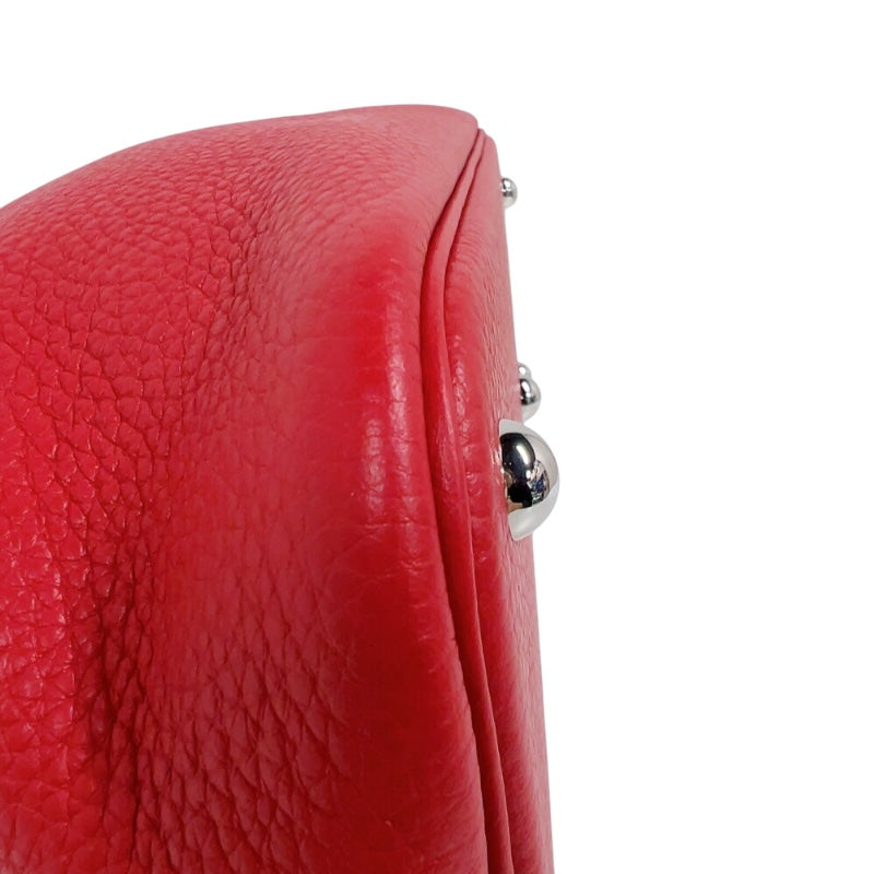 エルメス HERMES ボリード31 B刻印　(2023年製) ルージュカザック　シルバー金具 トリヨンクレマンス レディース ハンドバッグ