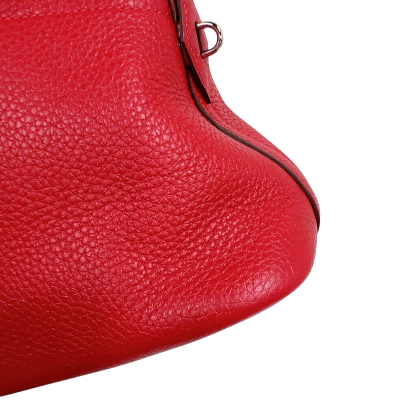 エルメス HERMES ボリード31 B刻印　(2023年製) ルージュカザック　シルバー金具 トリヨンクレマンス レディース ハンドバッグ