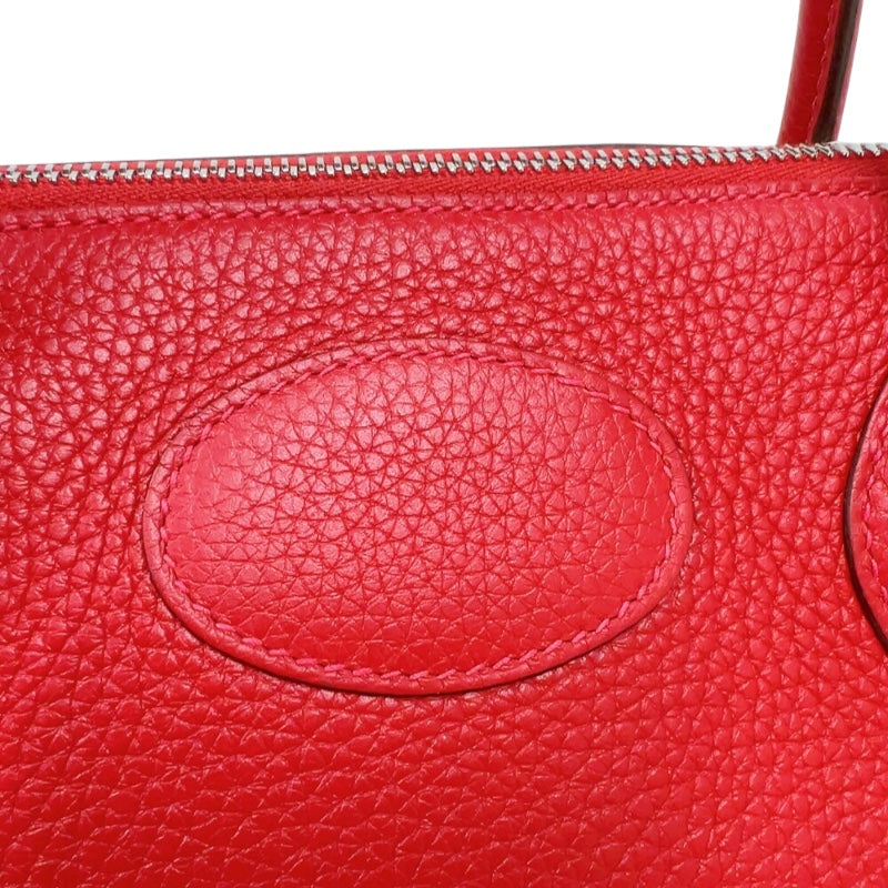 エルメス HERMES ボリード31 B刻印　(2023年製) ルージュカザック　シルバー金具 トリヨンクレマンス レディース ハンドバッグ