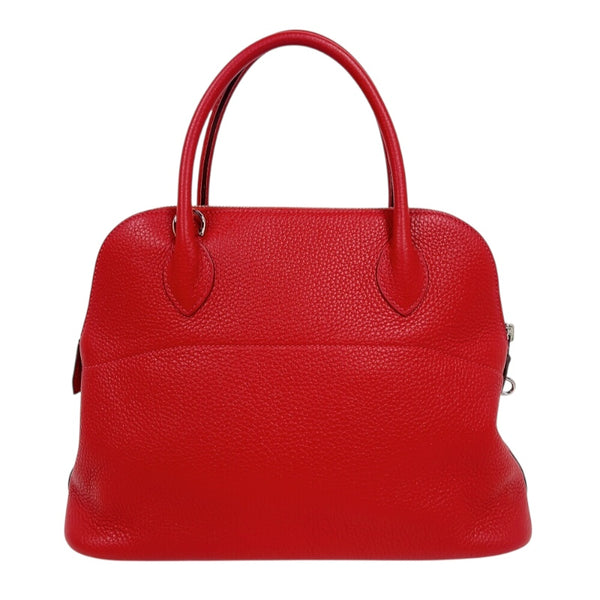 エルメス HERMES ボリード31 B刻印　(2023年製) ルージュカザック　シルバー金具 トリヨンクレマンス レディース ハンドバッグ