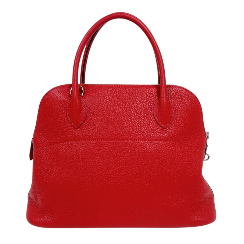 エルメス HERMES ボリード31 B刻印　(2023年製) ルージュカザック　シルバー金具 トリヨンクレマンス レディース ハンドバッグ