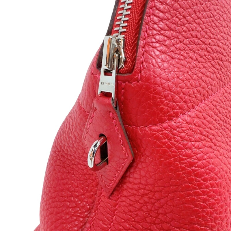 エルメス HERMES ボリード31 B刻印　(2023年製) ルージュカザック　シルバー金具 トリヨンクレマンス レディース ハンドバッグ