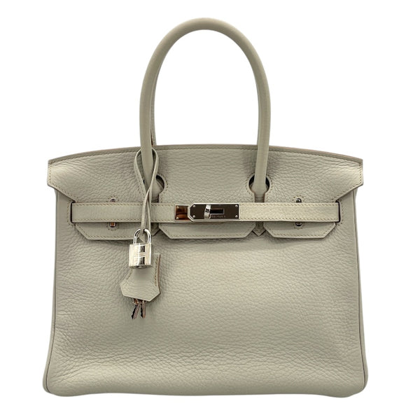エルメス HERMES バーキン30 □Q刻 グリペール SV金具 トリヨン レディース ハンドバッグ