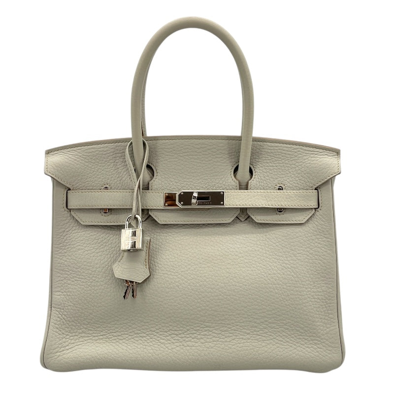 エルメス HERMES バーキン30 □Q刻 グリペール SV金具 トリヨン レディース ハンドバッグ