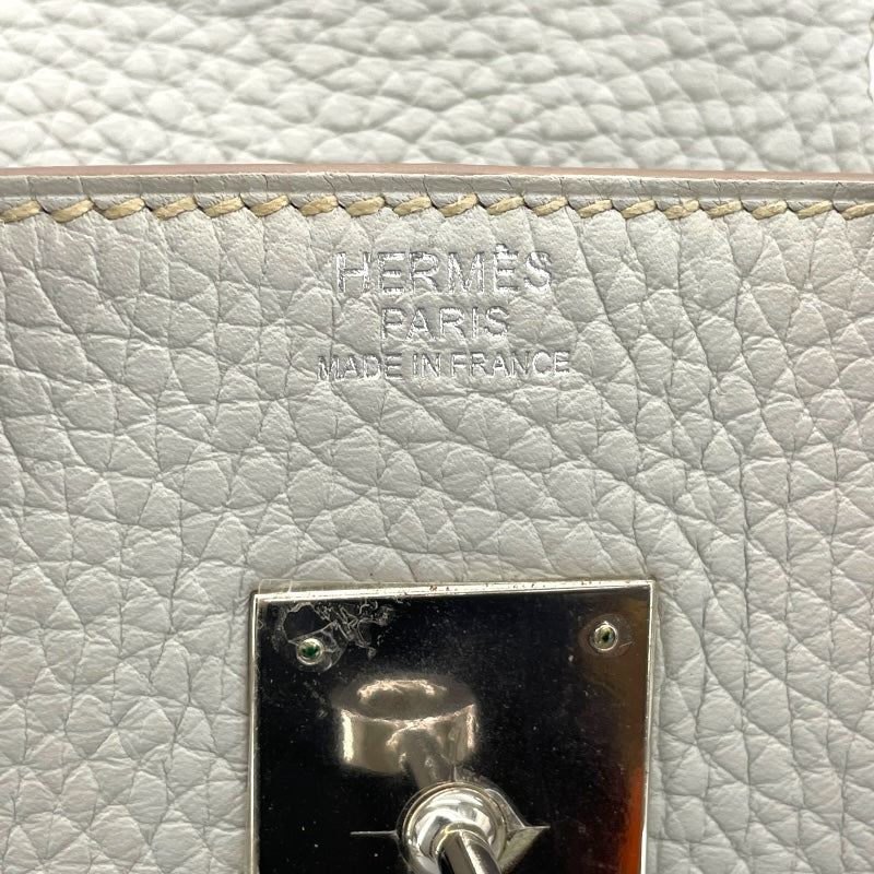 エルメス HERMES バーキン30 □Q刻 グリペール SV金具 トリヨン レディース ハンドバッグ