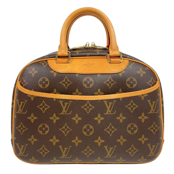 ルイ・ヴィトン LOUIS VUITTON トゥルーヴィル M42228 ブラウン　ゴールド金具 モノグラムキャンバス レディース ハンドバッグ
