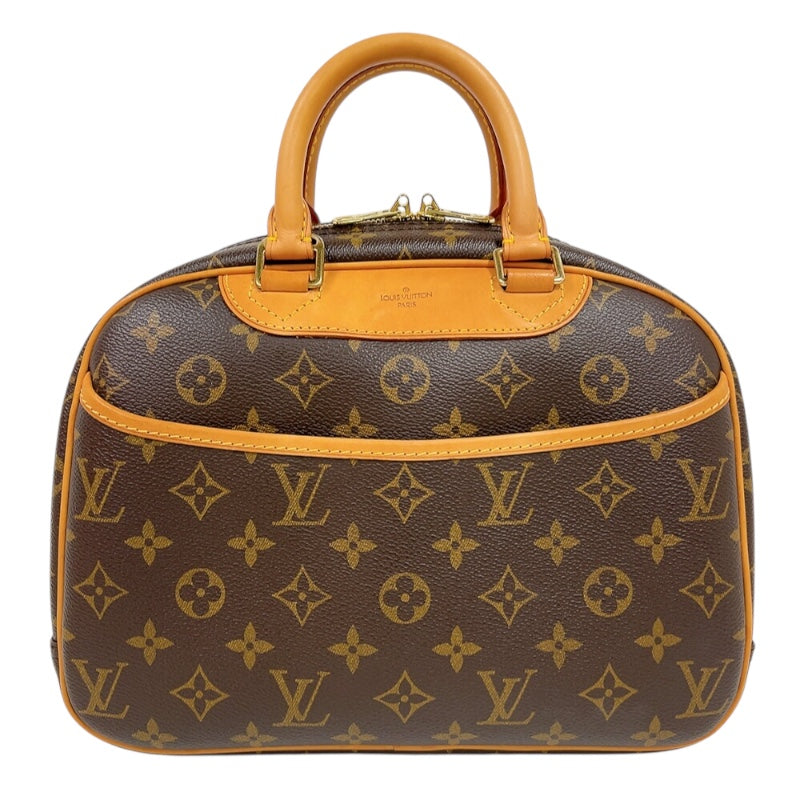 ルイ・ヴィトン LOUIS VUITTON トゥルーヴィル M42228 ブラウン　ゴールド金具 モノグラムキャンバス レディース ハンドバッグ