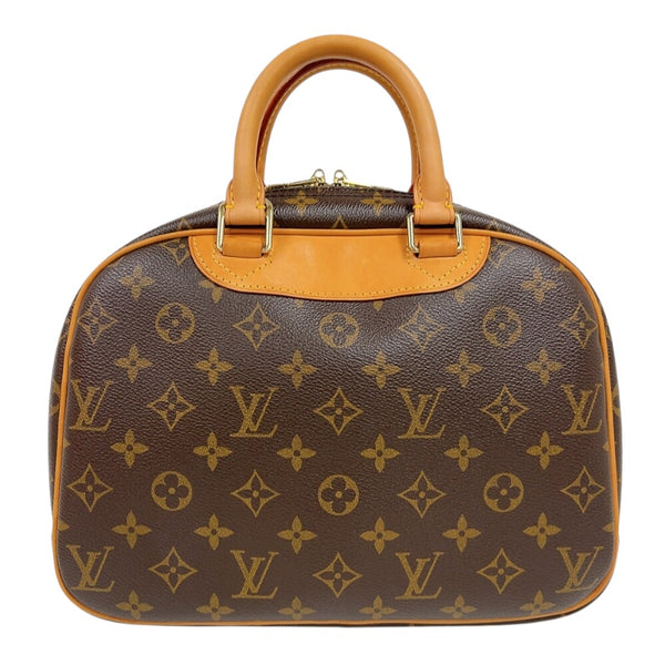ルイ・ヴィトン LOUIS VUITTON トゥルーヴィル M42228 ブラウン　ゴールド金具 モノグラムキャンバス レディース ハンドバッグ