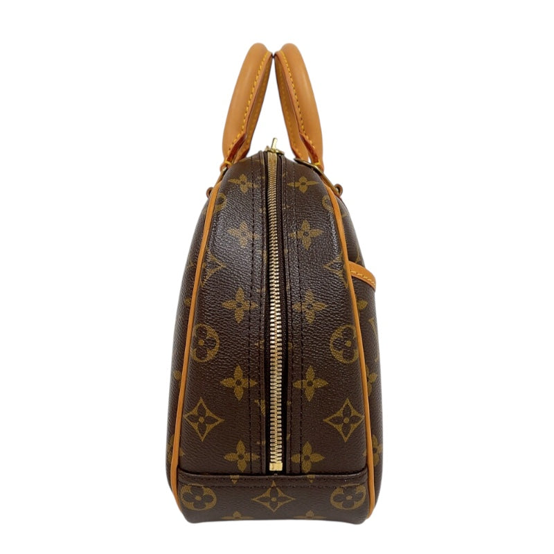 ルイ・ヴィトン LOUIS VUITTON トゥルーヴィル M42228 ブラウン　ゴールド金具 モノグラムキャンバス レディース ハンドバッグ