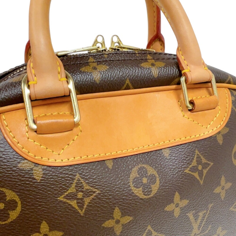 ルイ・ヴィトン LOUIS VUITTON トゥルーヴィル M42228 ブラウン　ゴールド金具 モノグラムキャンバス レディース ハンドバッグ