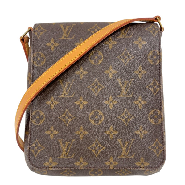 ルイ・ヴィトン LOUIS VUITTON ミュゼット・サルサ ショート M51258 ブラウン　ゴールド金具 モノグラム レディース ショルダーバッグ