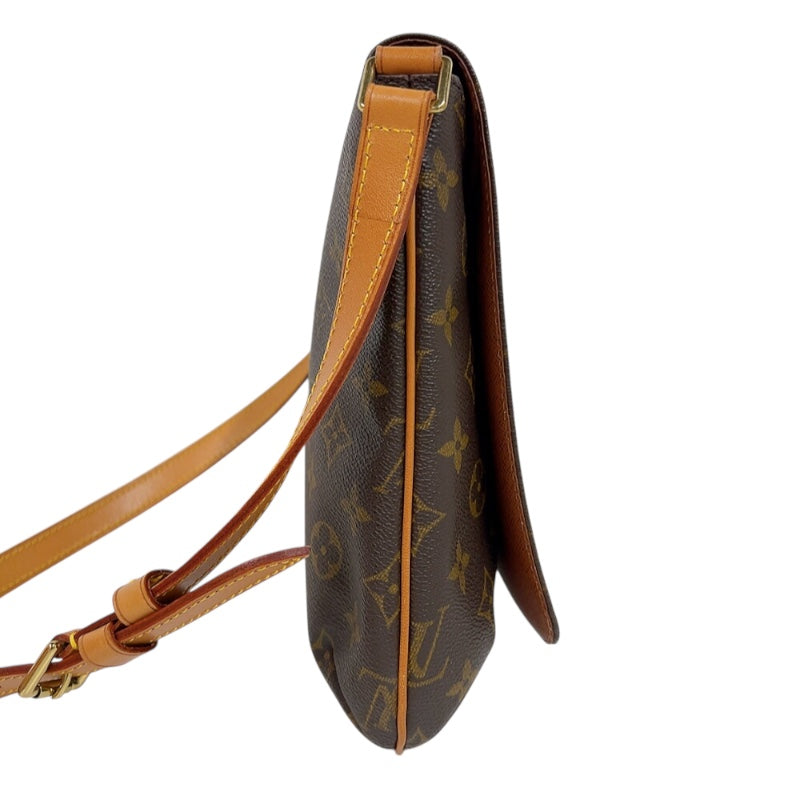 ルイ・ヴィトン LOUIS VUITTON ミュゼット・サルサ ショート M51258 ブラウン　ゴールド金具 モノグラム レディース ショルダーバッグ