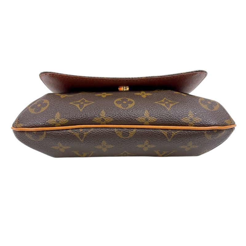 ルイ・ヴィトン LOUIS VUITTON ミュゼット・サルサ ショート M51258 ブラウン　ゴールド金具 モノグラム レディース ショルダーバッグ