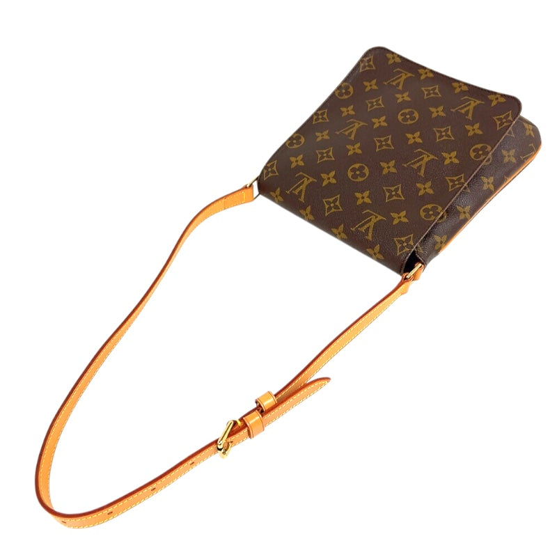 ルイ・ヴィトン LOUIS VUITTON ミュゼット・サルサ ショート M51258 ブラウン　ゴールド金具 モノグラム レディース ショルダーバッグ