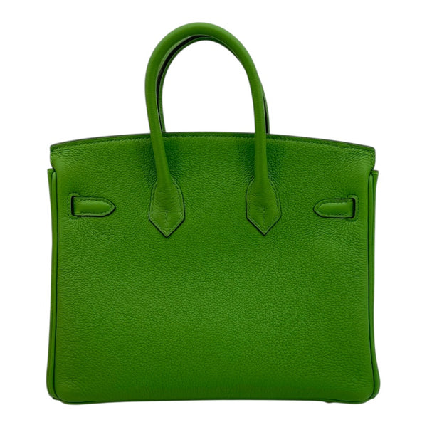 エルメス HERMES バーキン25 W刻 ヴェールユッカ SV金具 トゴ レディース ハンドバッグ