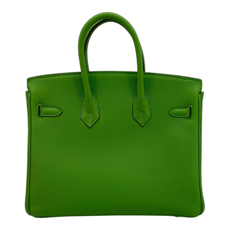 エルメス HERMES バーキン25 W刻 ヴェールユッカ SV金具 トゴ レディース ハンドバッグ