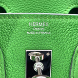 エルメス HERMES バーキン25 W刻 ヴェールユッカ SV金具 トゴ レディース ハンドバッグ