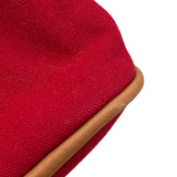 エルメス HERMES ボリードポーチ20 レッド トワル レディース ポーチ