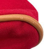 エルメス HERMES ボリードポーチ20 レッド トワル レディース ポーチ