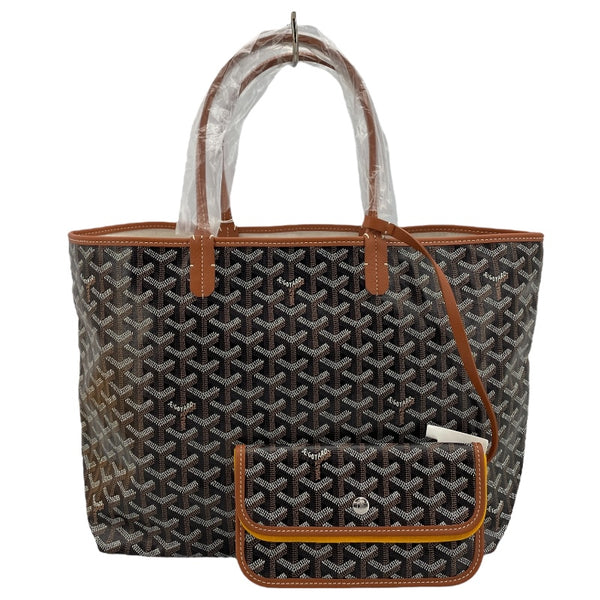 ゴヤール GOYARD サンルイPM ブラック ゴヤールディンキャンバス ユニセックス トートバッグ