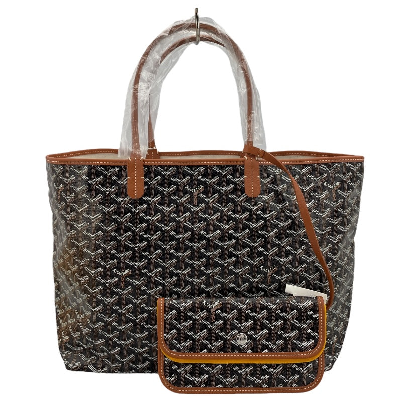 ゴヤール GOYARD サンルイPM ブラック ゴヤールディンキャンバス ユニセックス トートバッグ