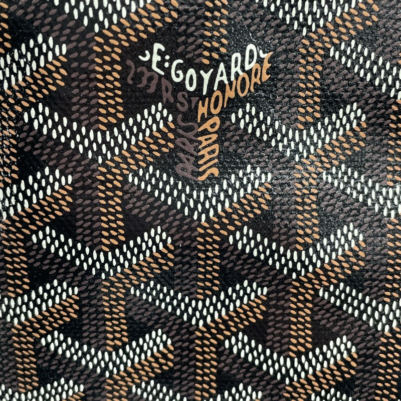 ゴヤール GOYARD サンルイPM ブラック ゴヤールディンキャンバス ユニセックス トートバッグ