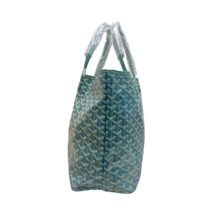 ゴヤール GOYARD サンルイPM グリーン コーティングキャンバス レディース トートバッグ