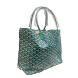 ゴヤール GOYARD サンルイPM グリーン コーティングキャンバス レディース トートバッグ