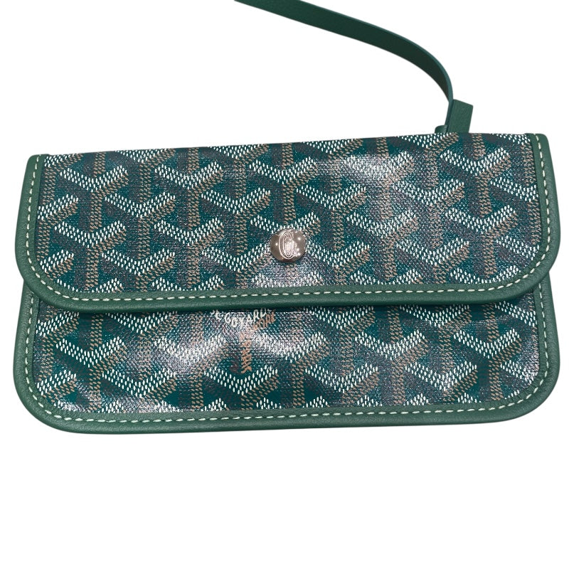 ゴヤール GOYARD サンルイPM グリーン コーティングキャンバス レディース トートバッグ