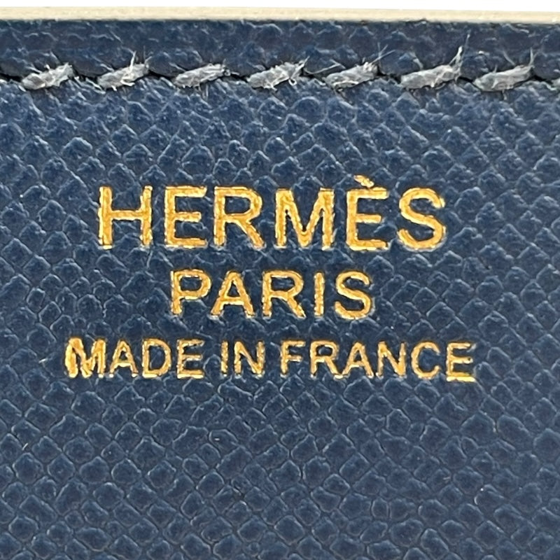 エルメス HERMES バーキン30 セリエ D刻印 ディープブルー/GD金具 マダム レディース ハンドバッグ