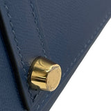 エルメス HERMES バーキン30 セリエ D刻印 ディープブルー/GD金具 マダム レディース ハンドバッグ