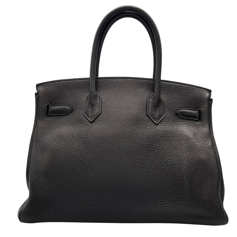 エルメス HERMES バーキン30 □M刻 ブラック　シルバー金具 トゴ レディース ハンドバッグ