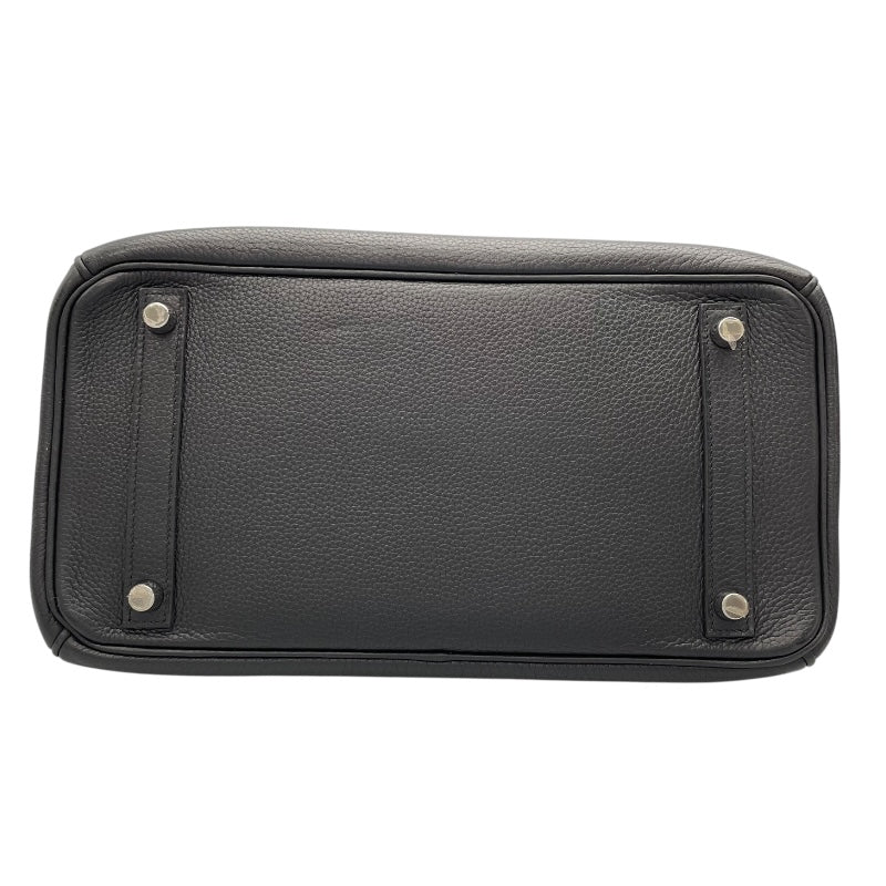 エルメス HERMES バーキン30 □M刻 ブラック　シルバー金具 トゴ レディース ハンドバッグ