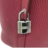 エルメス HERMES ピコタンロックPM T刻 ルビー トリヨン レディース ハンドバッグ