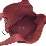 エルメス HERMES ピコタンロックPM T刻 ルビー トリヨン レディース ハンドバッグ