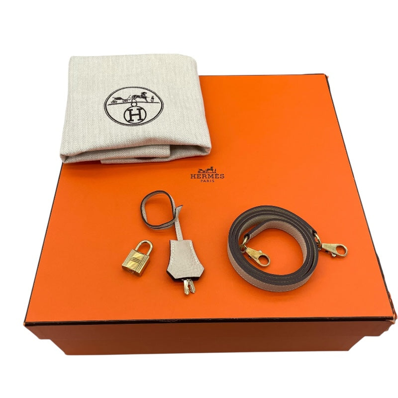 エルメス HERMES ケリー28 外縫い パーソナルオーダー C刻印 アネモネ/アルジル/GD金具 トゴ レディース ショルダーバッグ