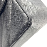 シャネル CHANEL チェーンショルダー シリアル3番台 ブラック×ゴールド金具 キャビアスキン レディース ショルダーバッグ