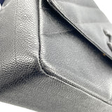 シャネル CHANEL チェーンショルダー シリアル3番台 ブラック×ゴールド金具 キャビアスキン レディース ショルダーバッグ