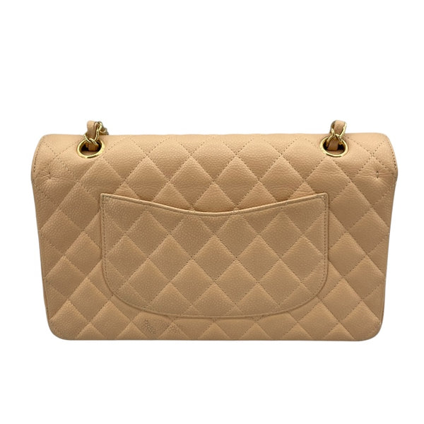 シャネル CHANEL マトラッセ25  A01112 13番台 ベージュ キャビアスキン レディース ショルダーバッグ